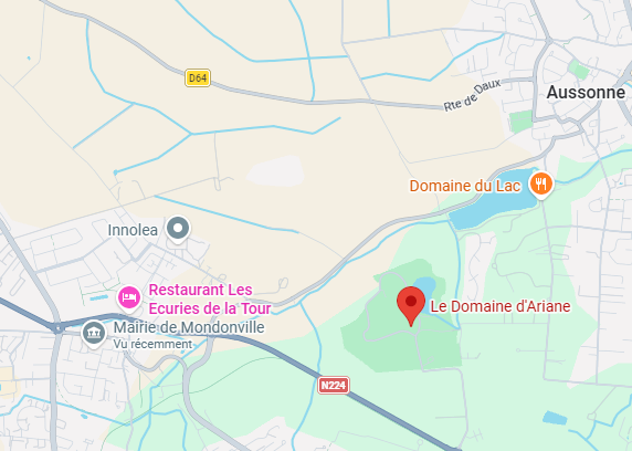 map domaine ariane Mondonville